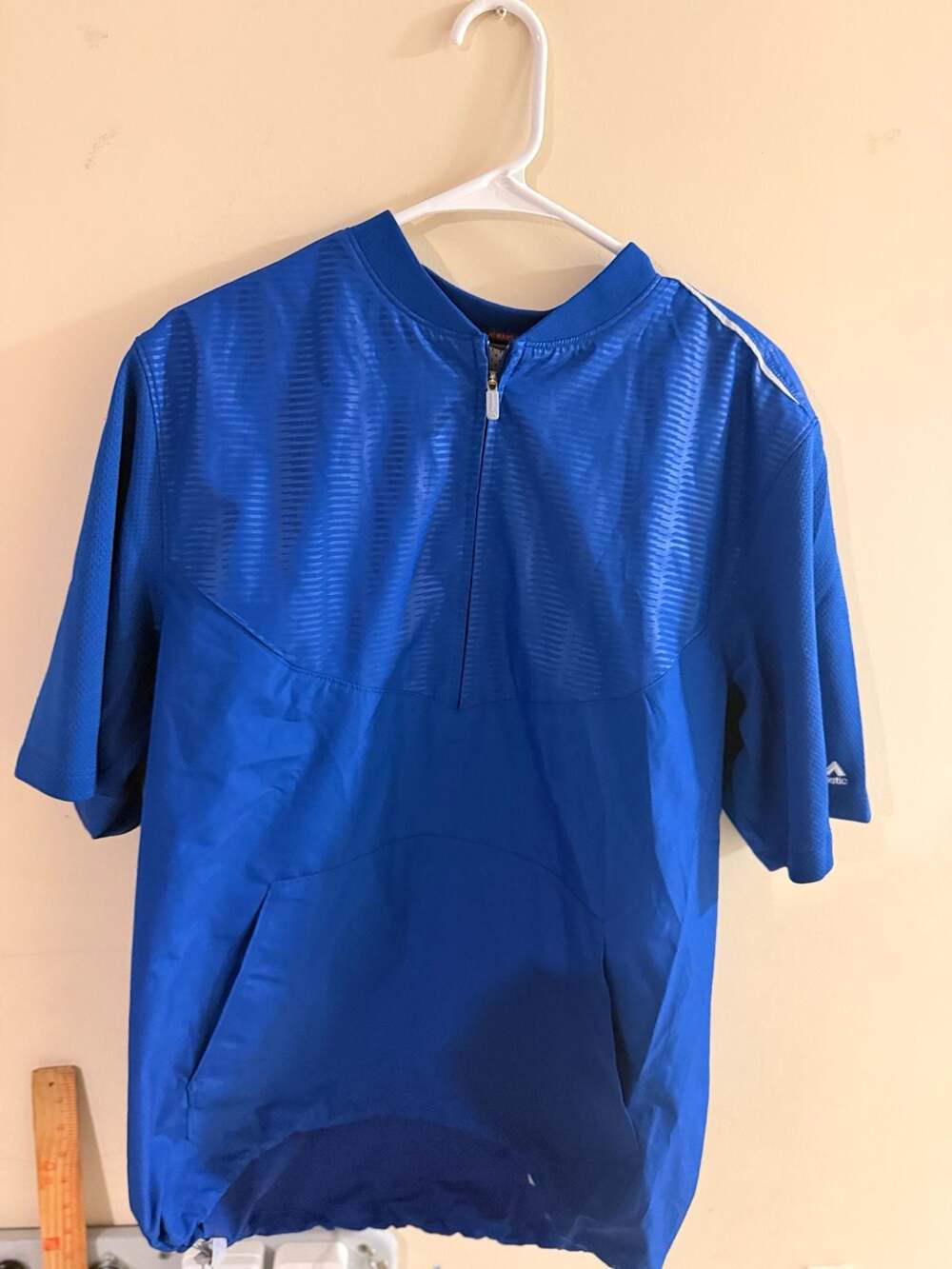 Majestic Authentic Collection Mens Royal Blue Cool Training Jacket Size Small